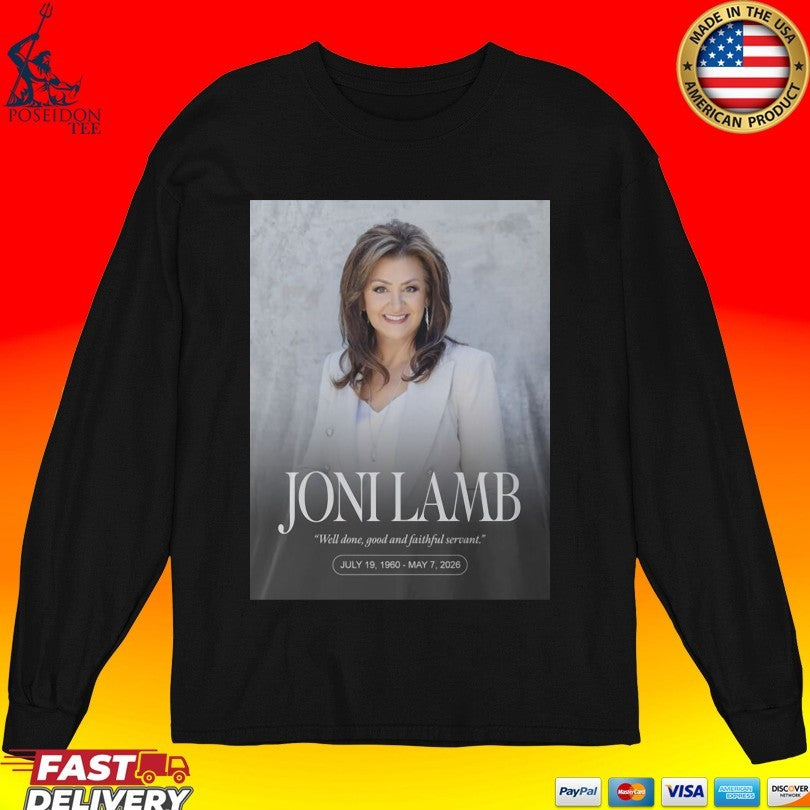 Rip Joni Lamb 1960-2026 Rest In Peace Joni Lamb T-shirt