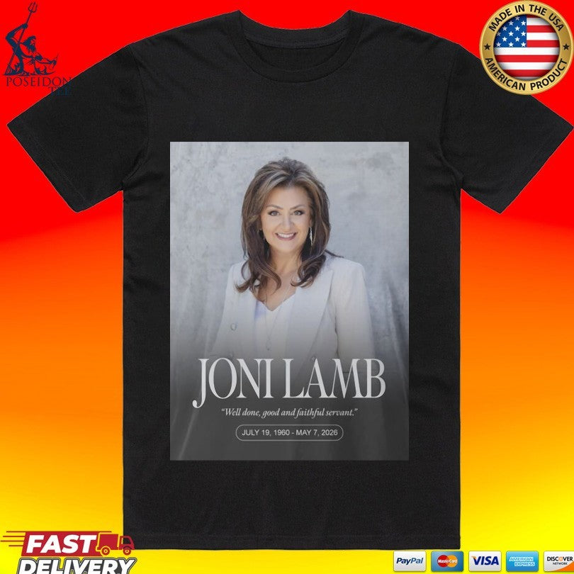 Rip Joni Lamb 1960-2026 Rest In Peace Joni Lamb T-shirt