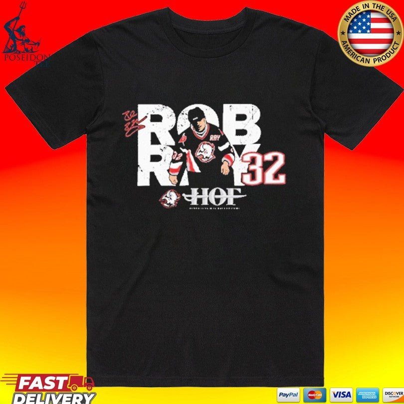 Rob Ray 32 Buffalo Sabres Hof T-shirt