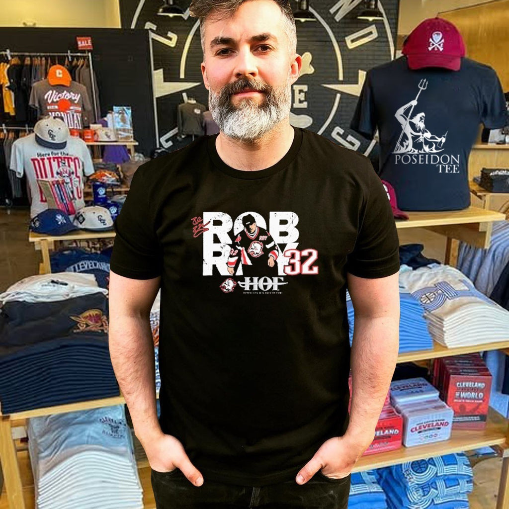 Rob Ray 32 Buffalo Sabres Hof T-shirt