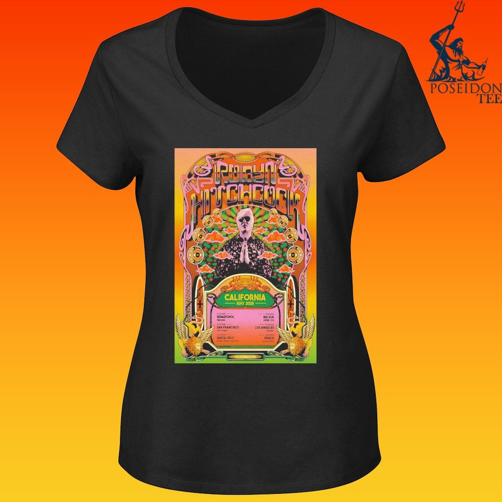 Robyn Hitchcock California May 2026 Shows T-shirt