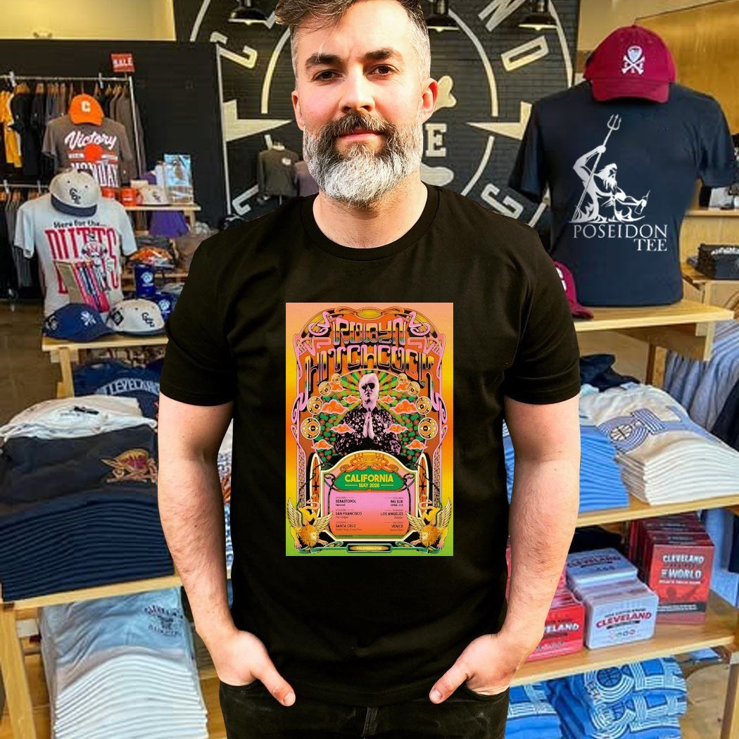 Robyn Hitchcock California May 2026 Shows T-shirt
