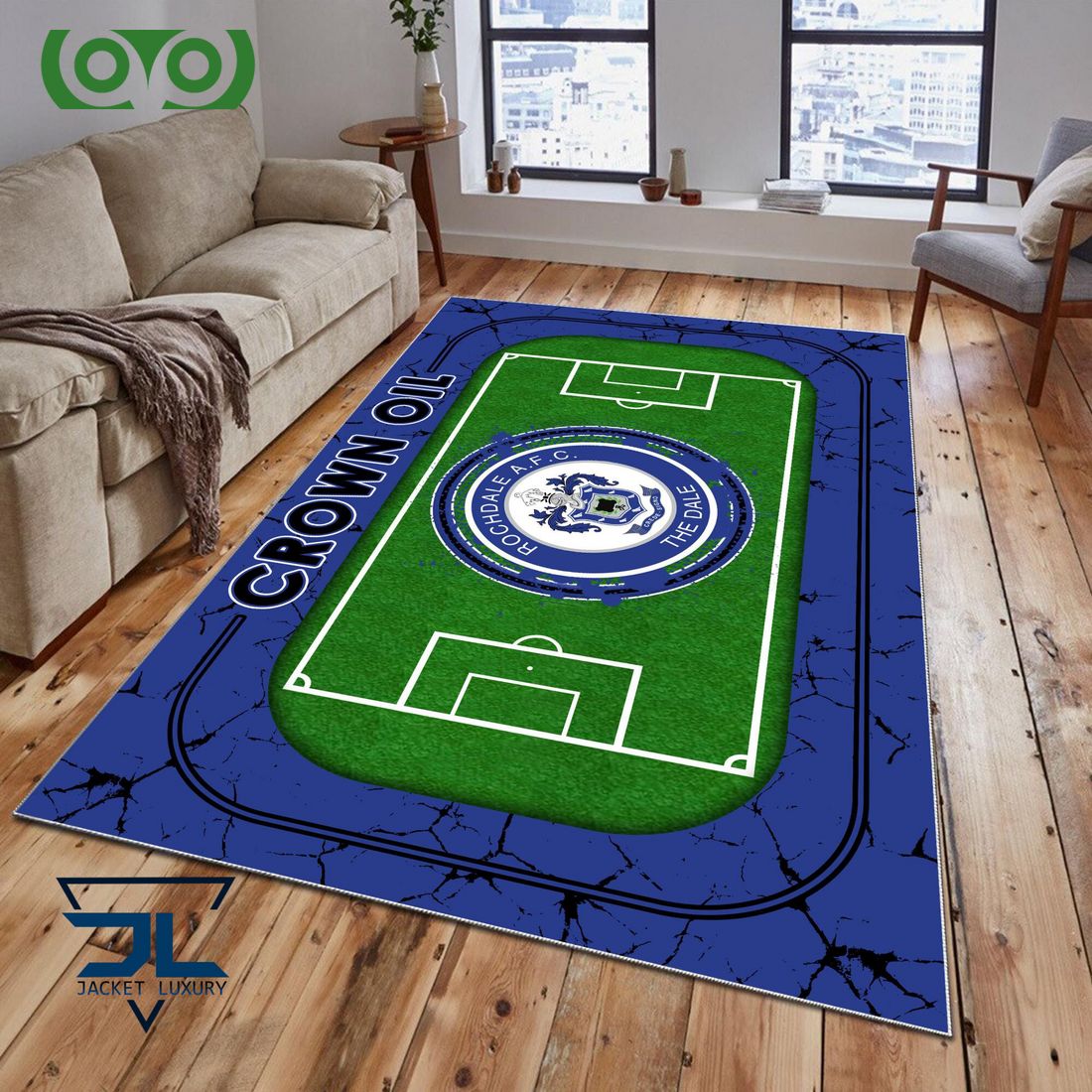 Rochdale AFC EFL Championship Carpet Rug