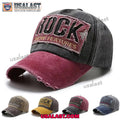 Rock Show Features Embroidery Logo Baseball Hat Cap