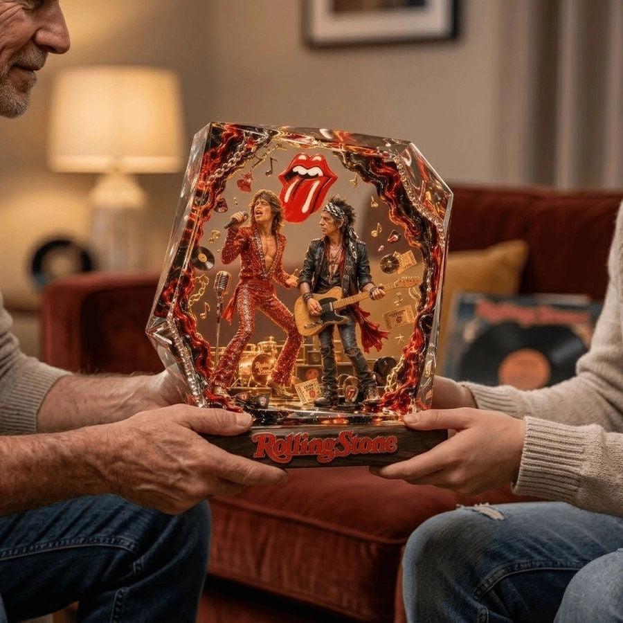 Rolling Stone Fantasy Decor Resin Lamp