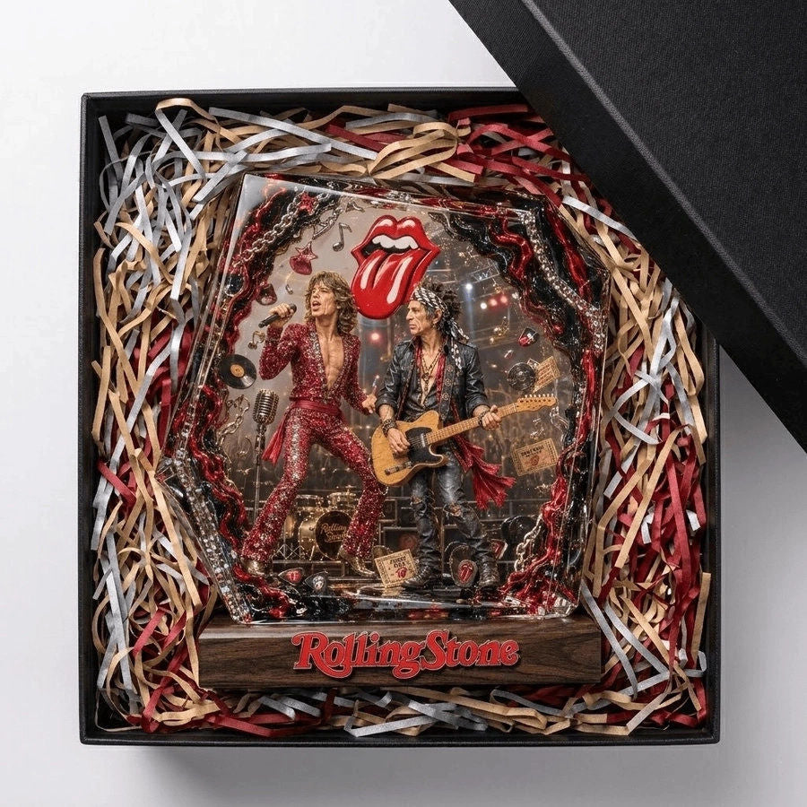 Rolling Stone Fantasy Decor Resin Lamp