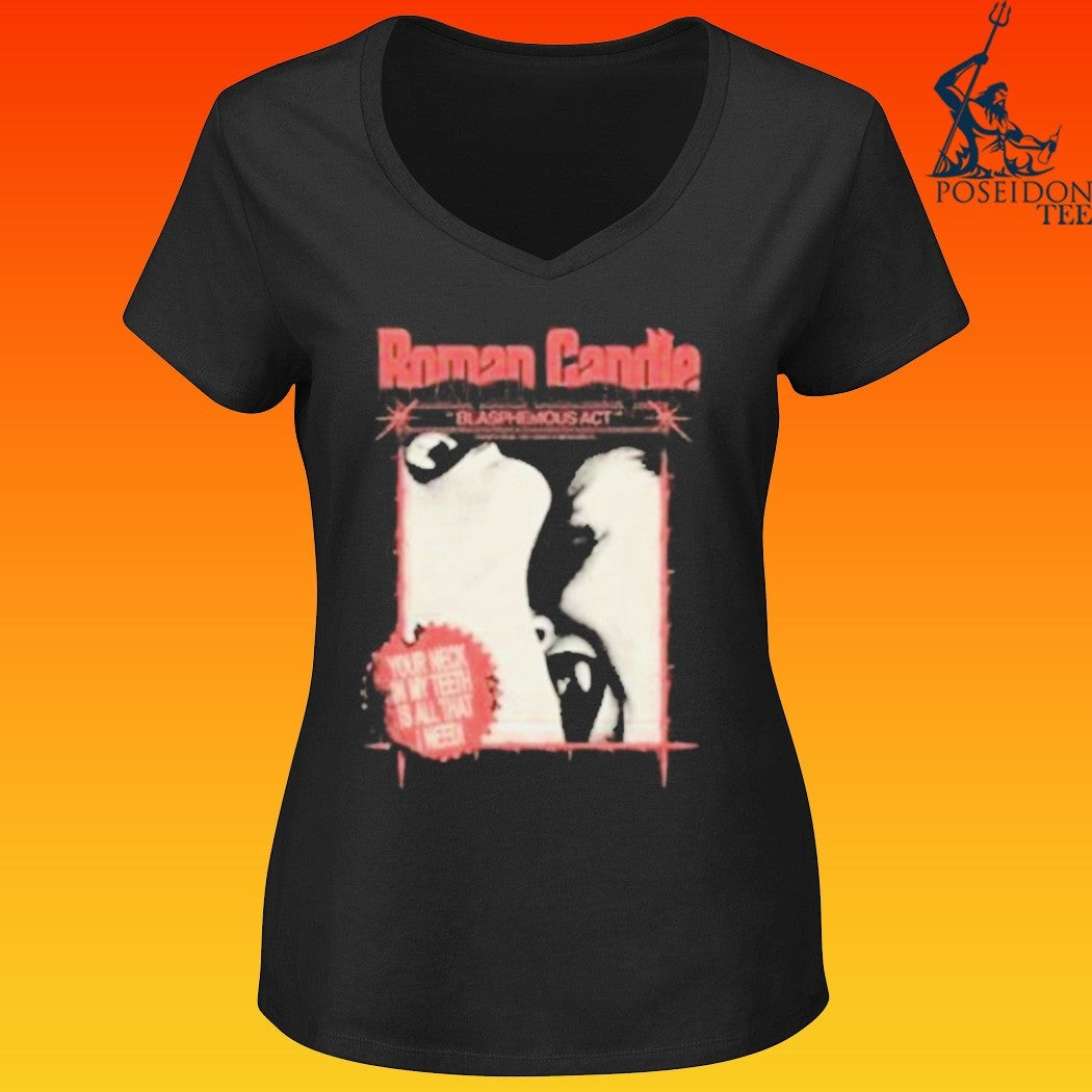 Roman Candle Blasphemous Act T-shirt