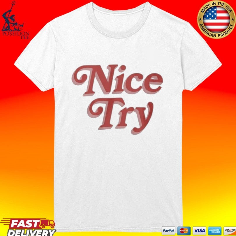 Rose Nice Try Burnout T-shirt