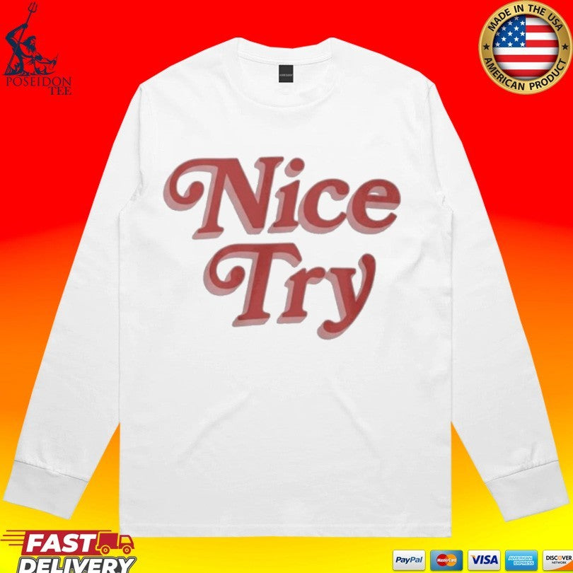 Rose Nice Try Burnout T-shirt