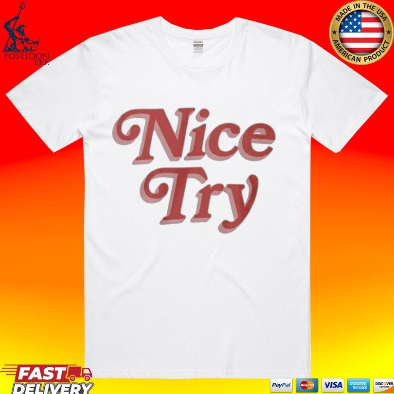 Rose Nice Try Burnout T-shirt