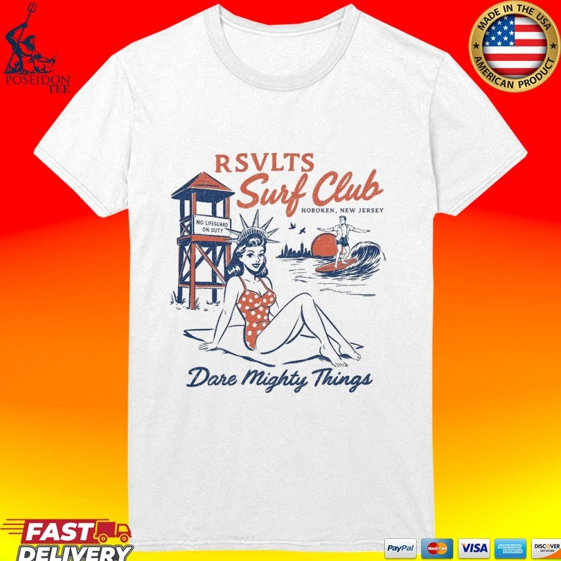 Rsvlts Surf Club Dare Mighty Things T-shirt