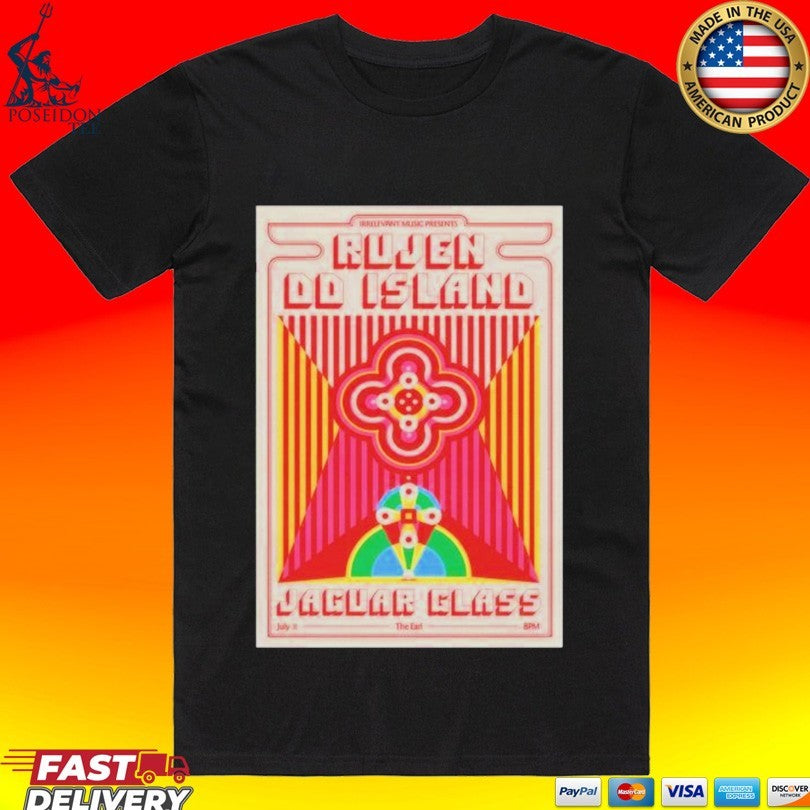 Rujen, Dd Island And Jaguar Glass In Atlanta Ga On July 11 2026 T-shirt