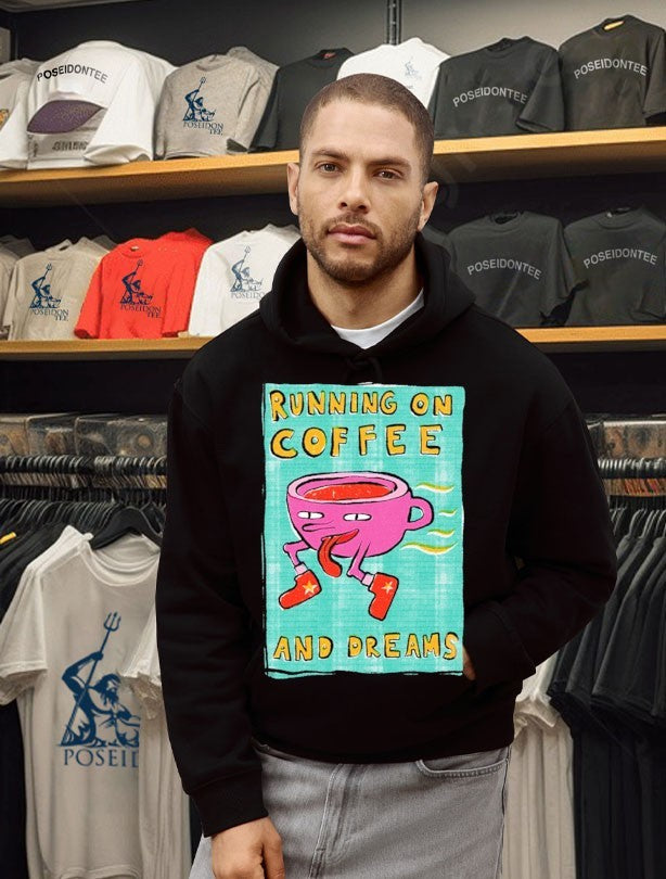 Running On Coffee And Dreams T-shirt