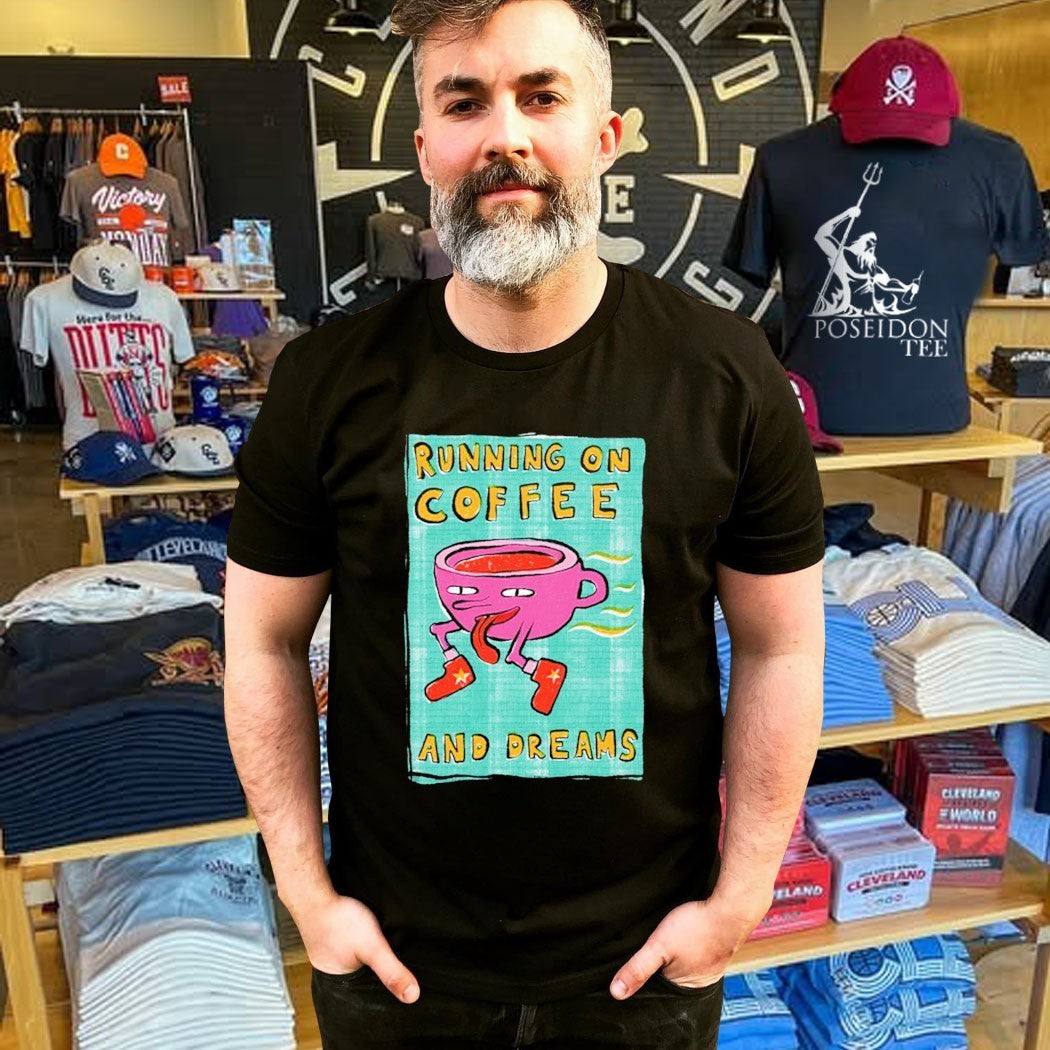 Running On Coffee And Dreams T-shirt