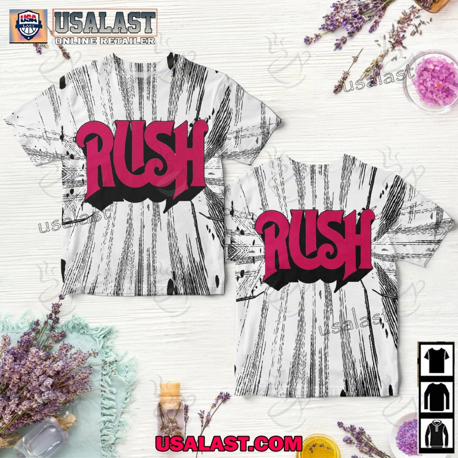 Rush 1974 Album Cover 3D T-Shirt