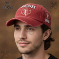 Rush Band 1974-2018 Anniversary Distressed Embroidered Baseball Cap