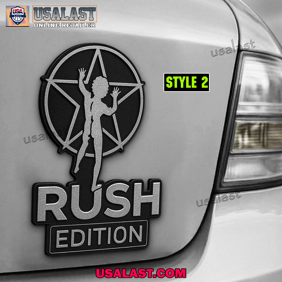 Rush Edition Custom 3D Car Badge Sticker