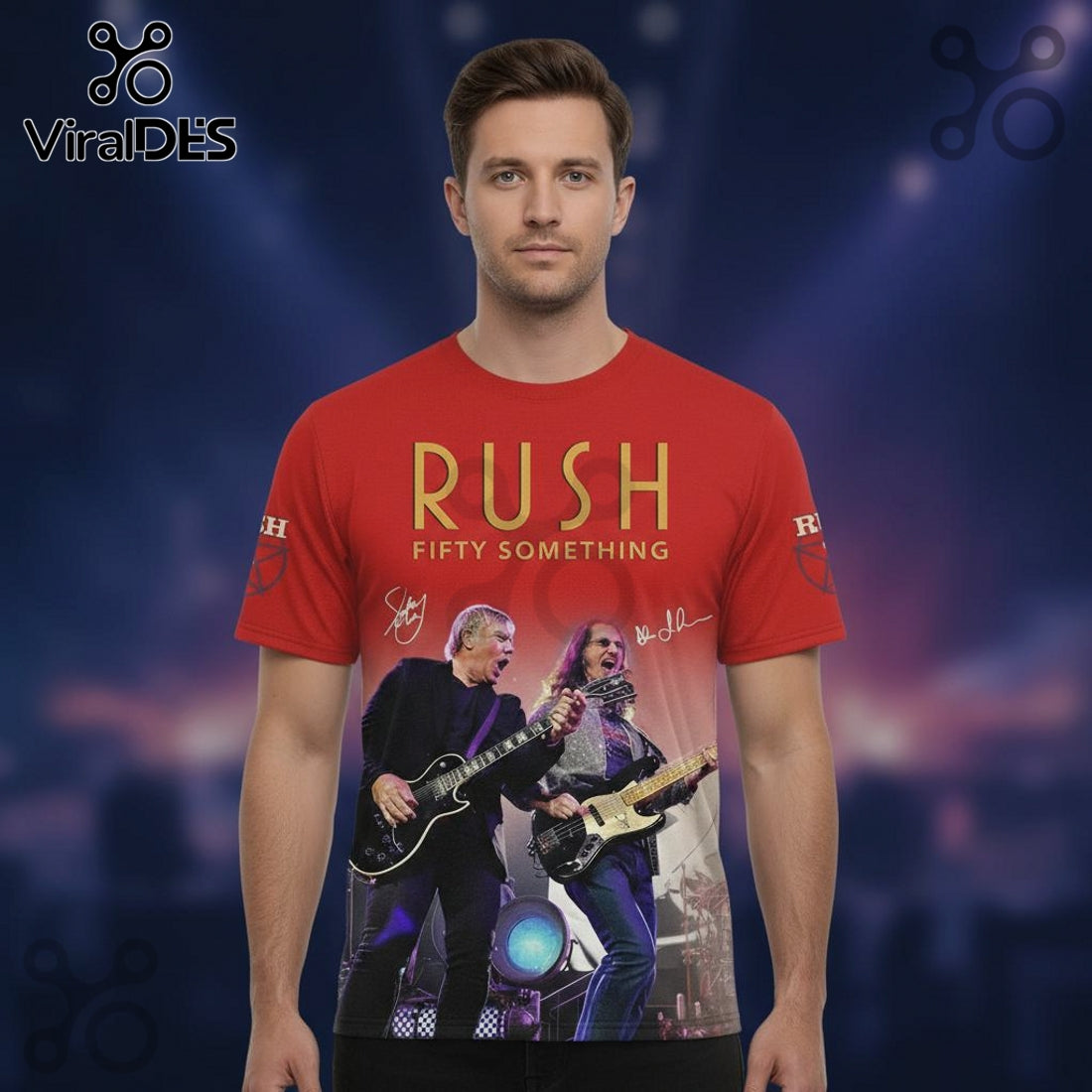 Rush Fifty Something 2027 Tour Graphic Premium All Over Print Shirt