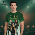 Rush Fifty Something 2027 Tour Green Gradient Graphic Shirt