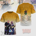 Rush Fifty Something 2027 Tour Premium Graphic Print Band Shirt