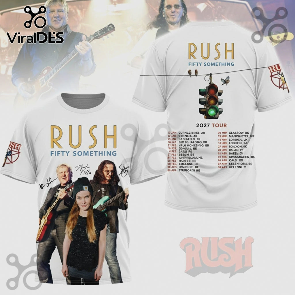 Rush Fifty Something 2027 Tour Premium Shirt