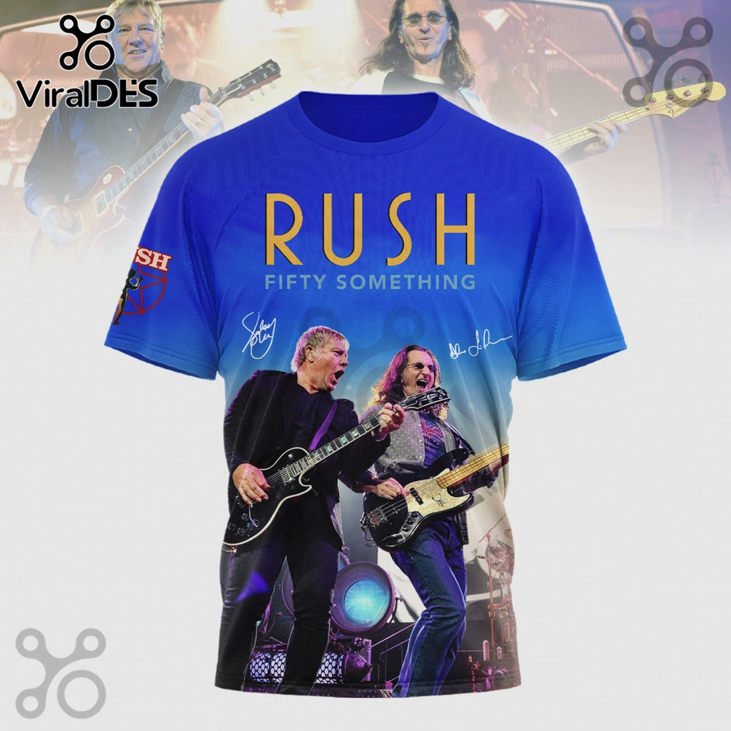 Rush Fifty Something 2027 Tour Rock Band Premium 3D Shirt