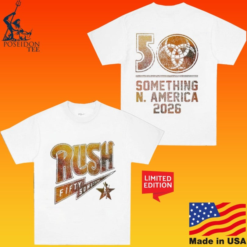 Rush Fifty Something Bolt Tour Raglan 2026 T-shirt