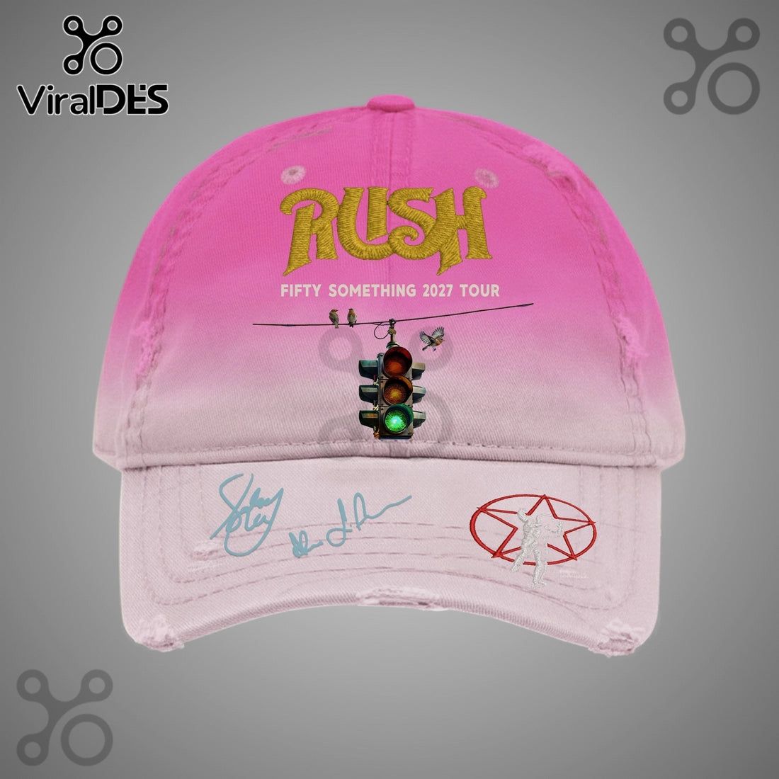 Rush Fifty Something Tour 2027 Signed Autograph Concert Merch Hat