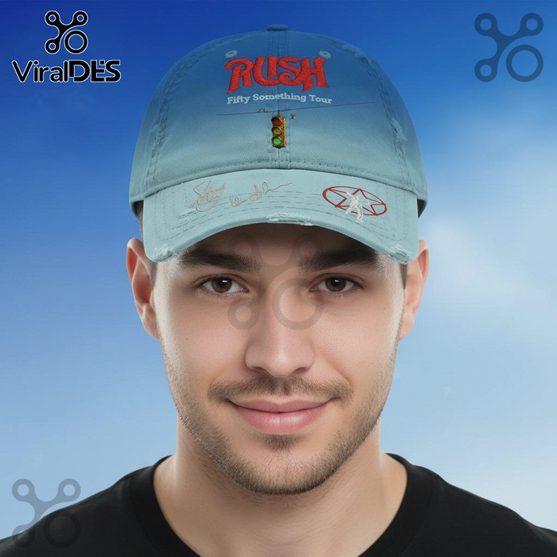 Rush Fifty Something Tour Dates 2026 Music Band Graphic Baseball Cap