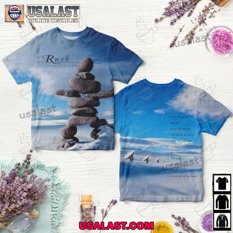 Rush Test for Echo Album Cover 3D Shirt