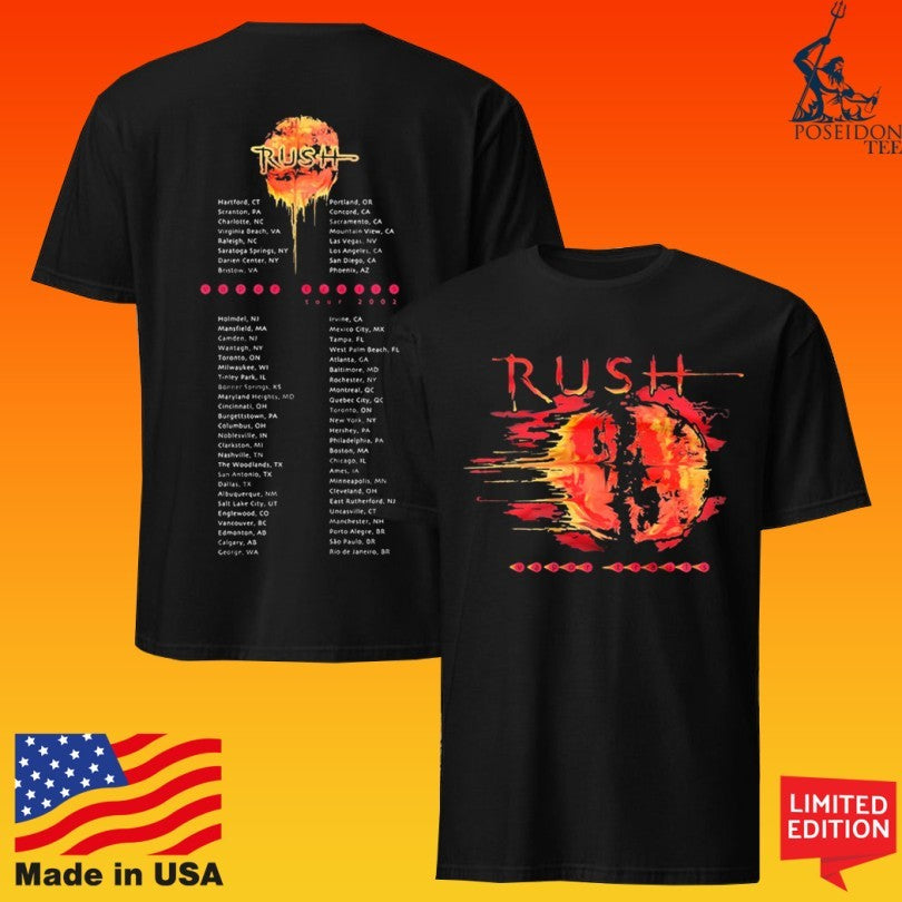 Rush Vapor Trails 2002 Tour T-shirt