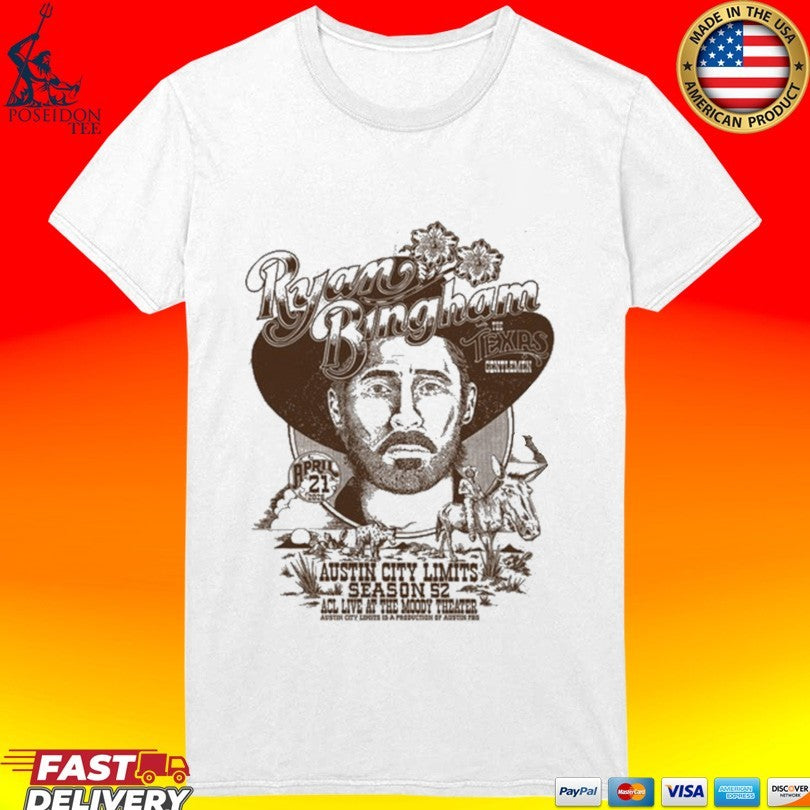 Ryan Bingham 4 21 2026 Austin, Tx T-shirt