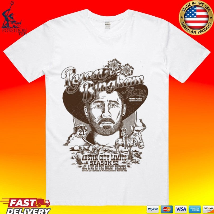 Ryan Bingham 4 21 2026 Austin, Tx T-shirt