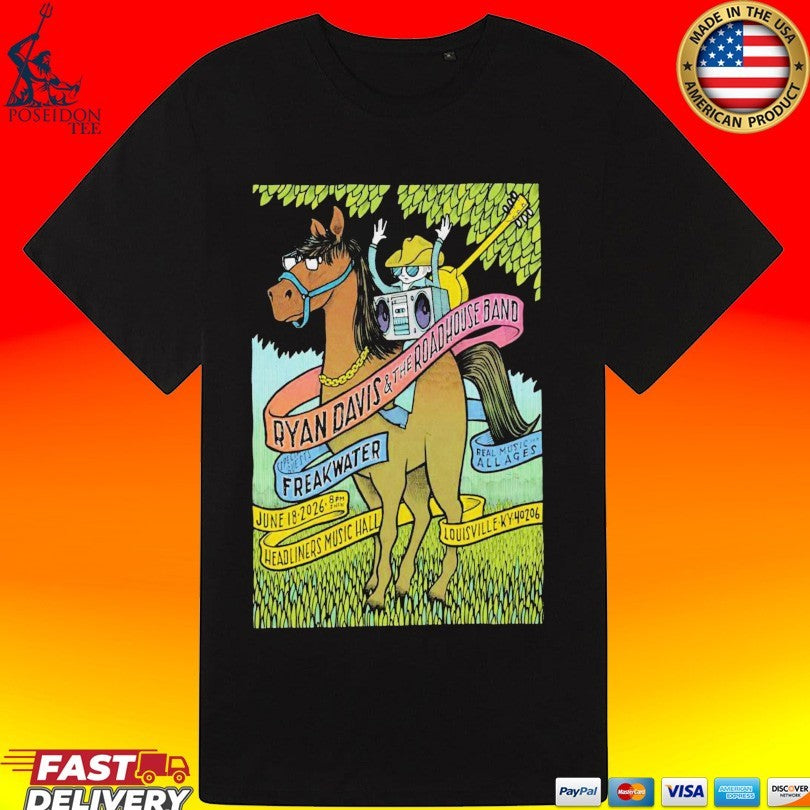 Ryan Davis And The Roadhouse Band Louisville Ky Tour On Jun 18 2026 T-shirt