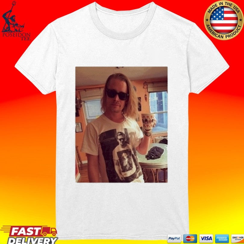 Ryan Gosling Wears Of Macaulay Culkin Ryan Gosling T-shirt