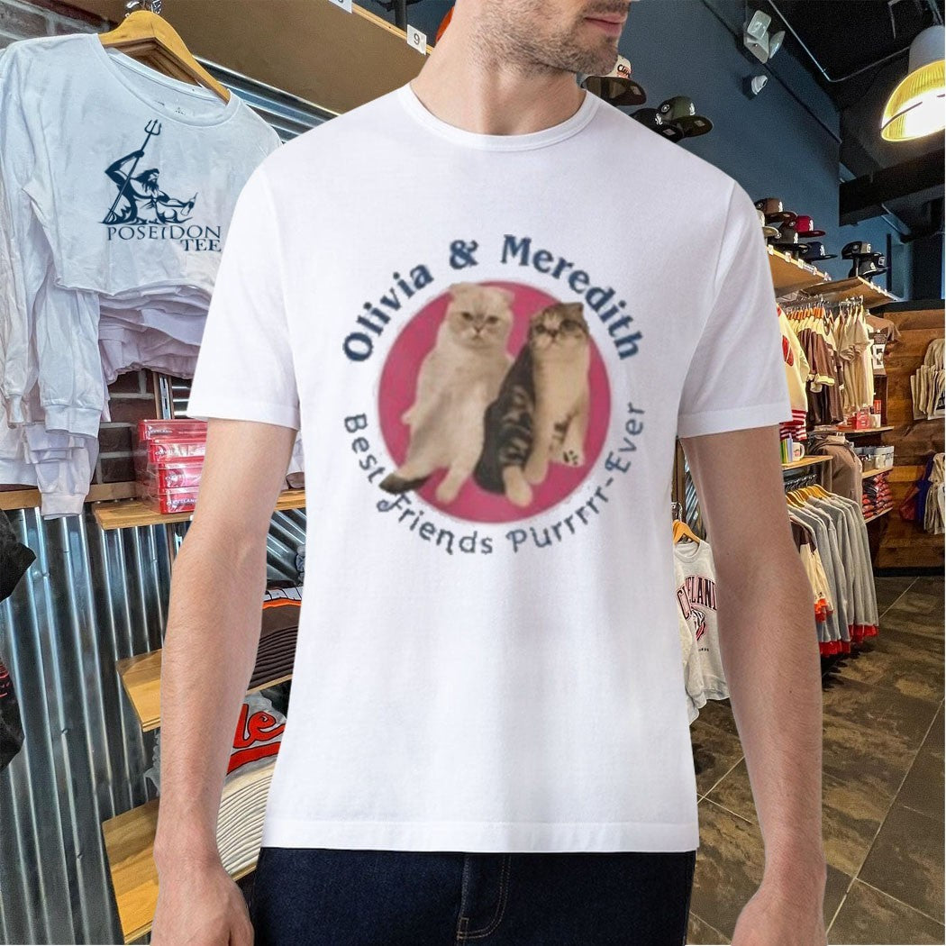 Ryan Reynolds Olivia And Meredith Cat T-shirt