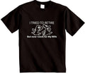 I Tried To Retire but Now I Work For My Wife T-Shirt Mens cartoon Retirement tee