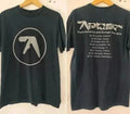 Aphex Twin Band 90s Tour 2014 2 Side Black Short Sleeve Unisex T shirt Reprint