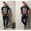 Men’s Popular Demand size XL Black graphic tee with white text #y2k #2010’s  #g