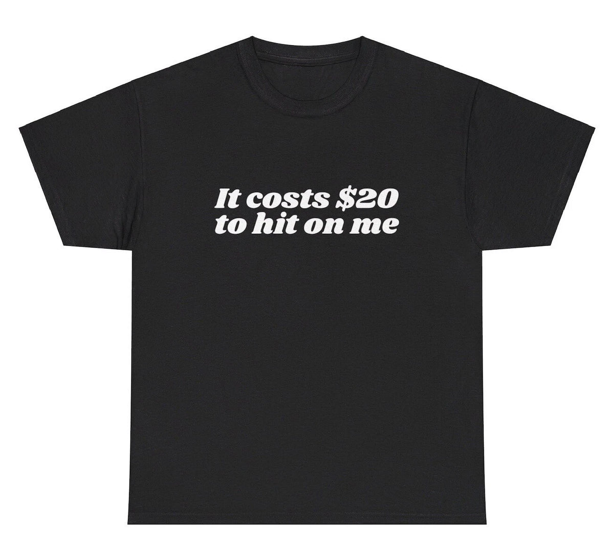 It Costs $20 To Hit On Me Y2K T Shirt Funny Sorority Sister Gen Z Meme Gift Tee