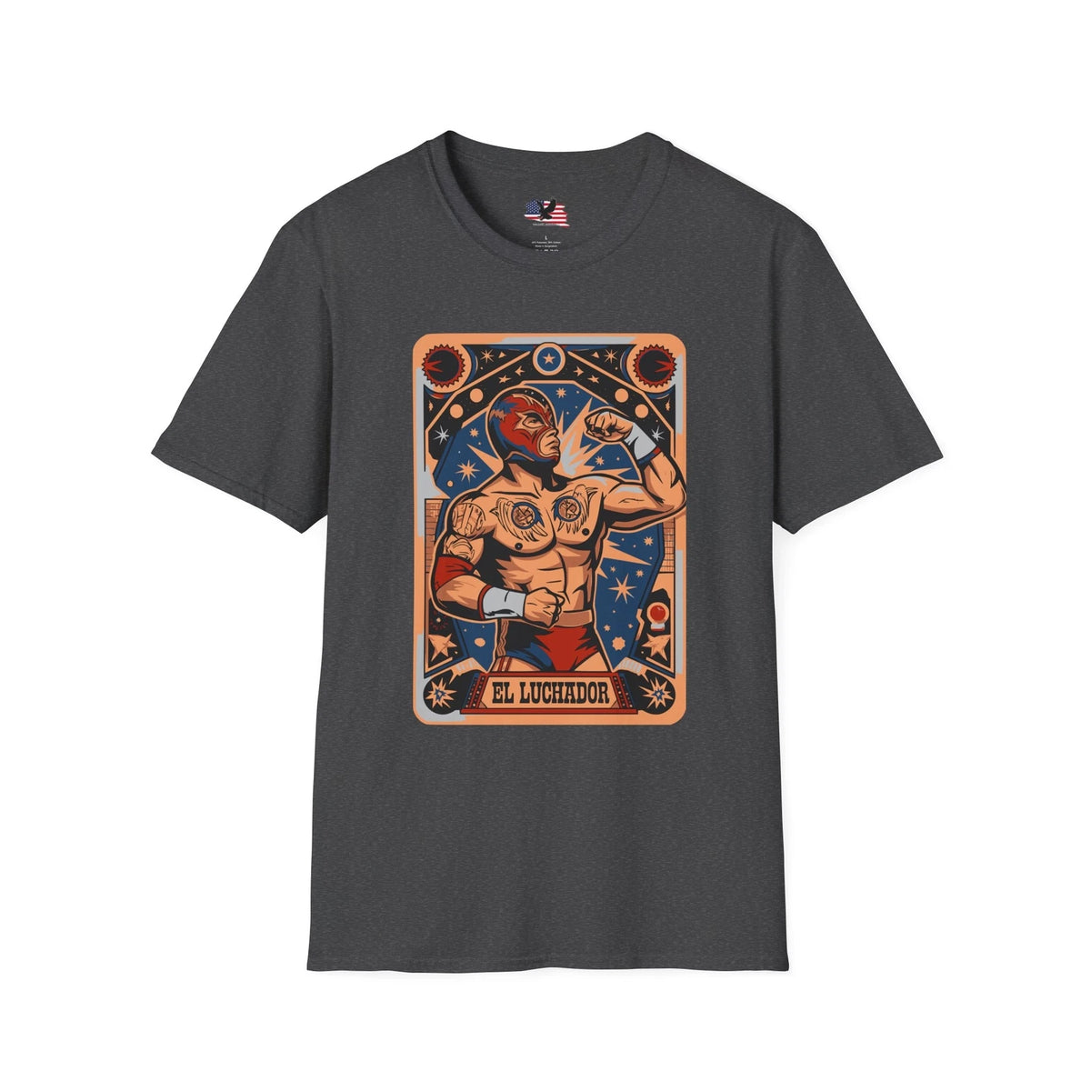 EL LUCHADOR CINCO DE MAYO Humour  Unisex T-Shirt - by Valiant American