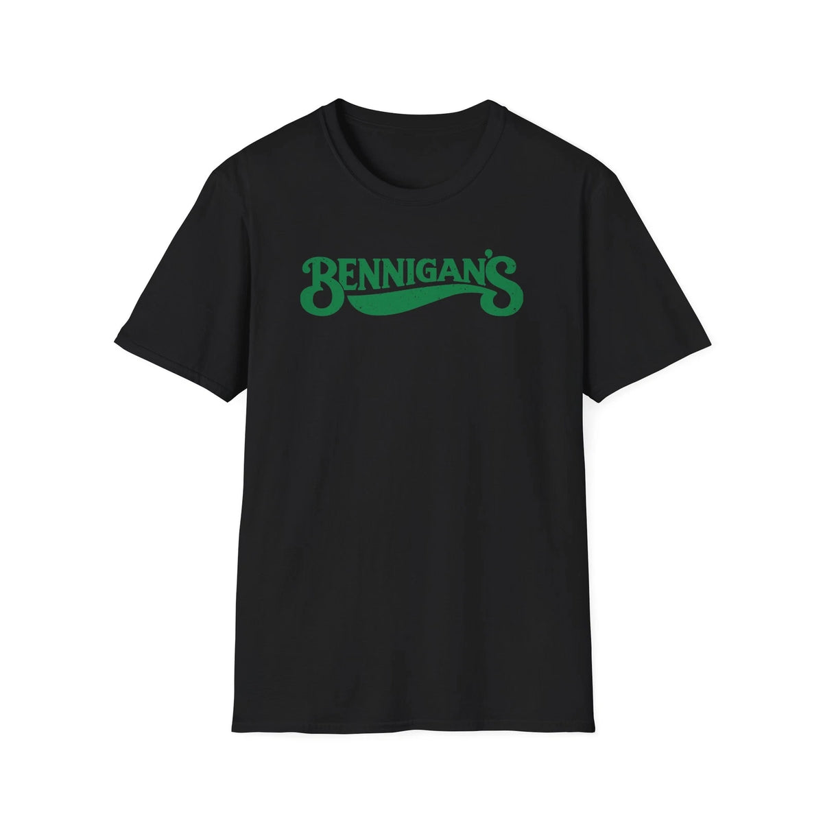 Bennigan's T-shirt 80's 90's Bennigans logo Irish classic distressed vintage