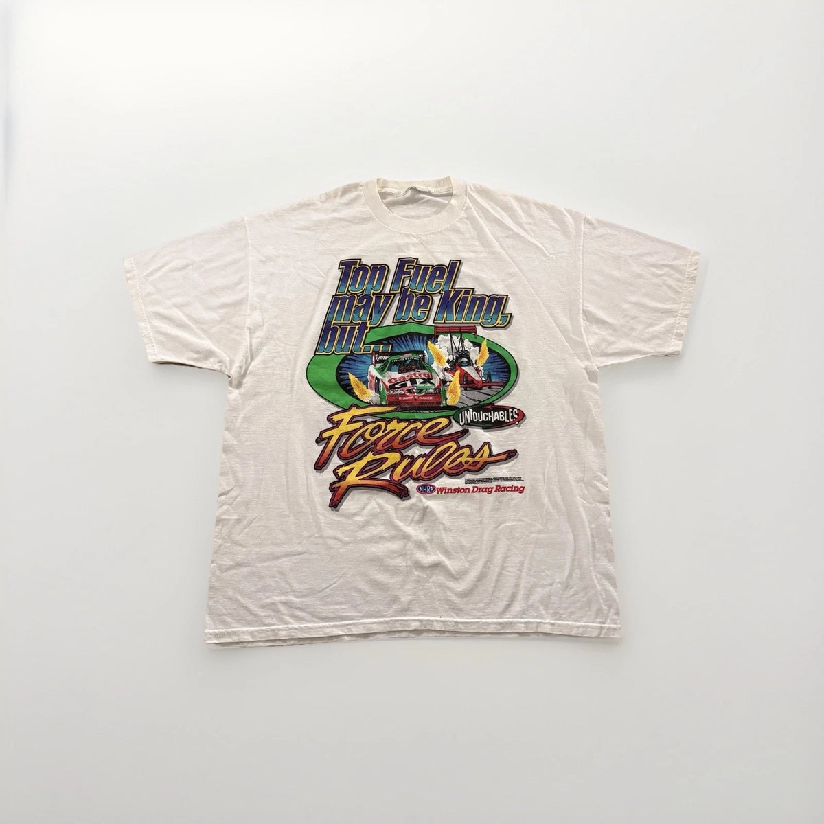 Vintage 90's NHRA Winston Drag Racing John Force 1999 Shirt Men's Size 2XL XXL