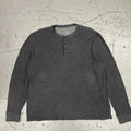 Y2K Gray thermal knit longsleeve size XL