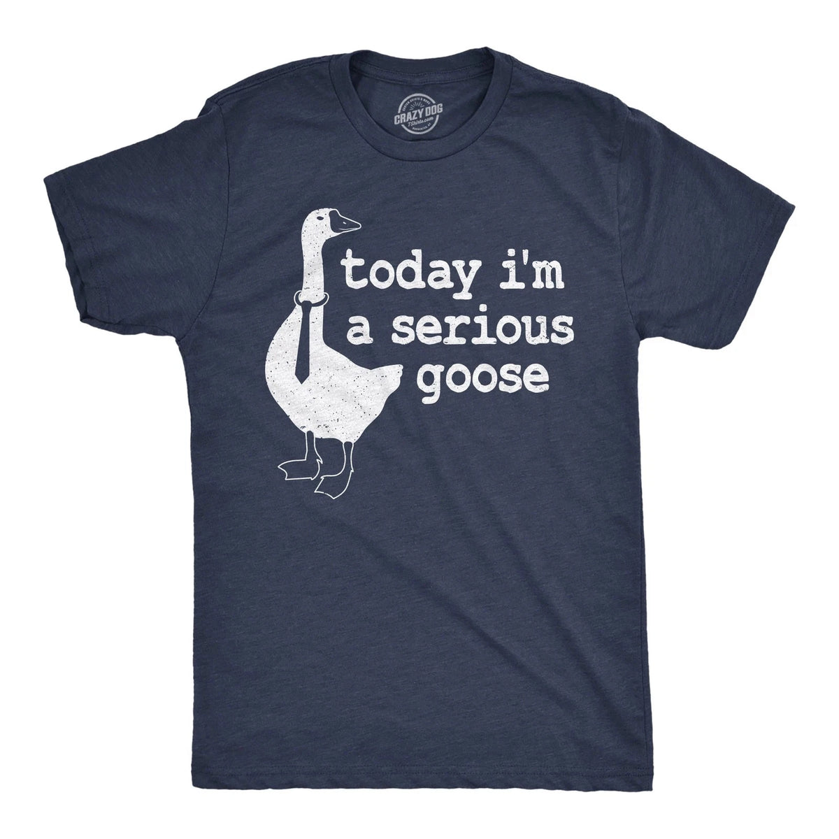 Funny Goose T-Shirt, Office Humor Animal Graphic Tee for Men