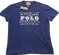 Polo Ralph Lauren Blue Graphic Vintage Look T-Shirt  Men's Sz XL