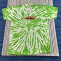 VTG Y2K Memphis Libertyland Shirt Mens Large Green Tie Dye Elvis READ #8737