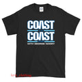 New Coast to Coast AM Logo American Funny T Shirt USA size S -XXL
