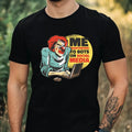 Mens Cute Funny Meme Motif Cotton T-Shirt Size XS to 5XL
