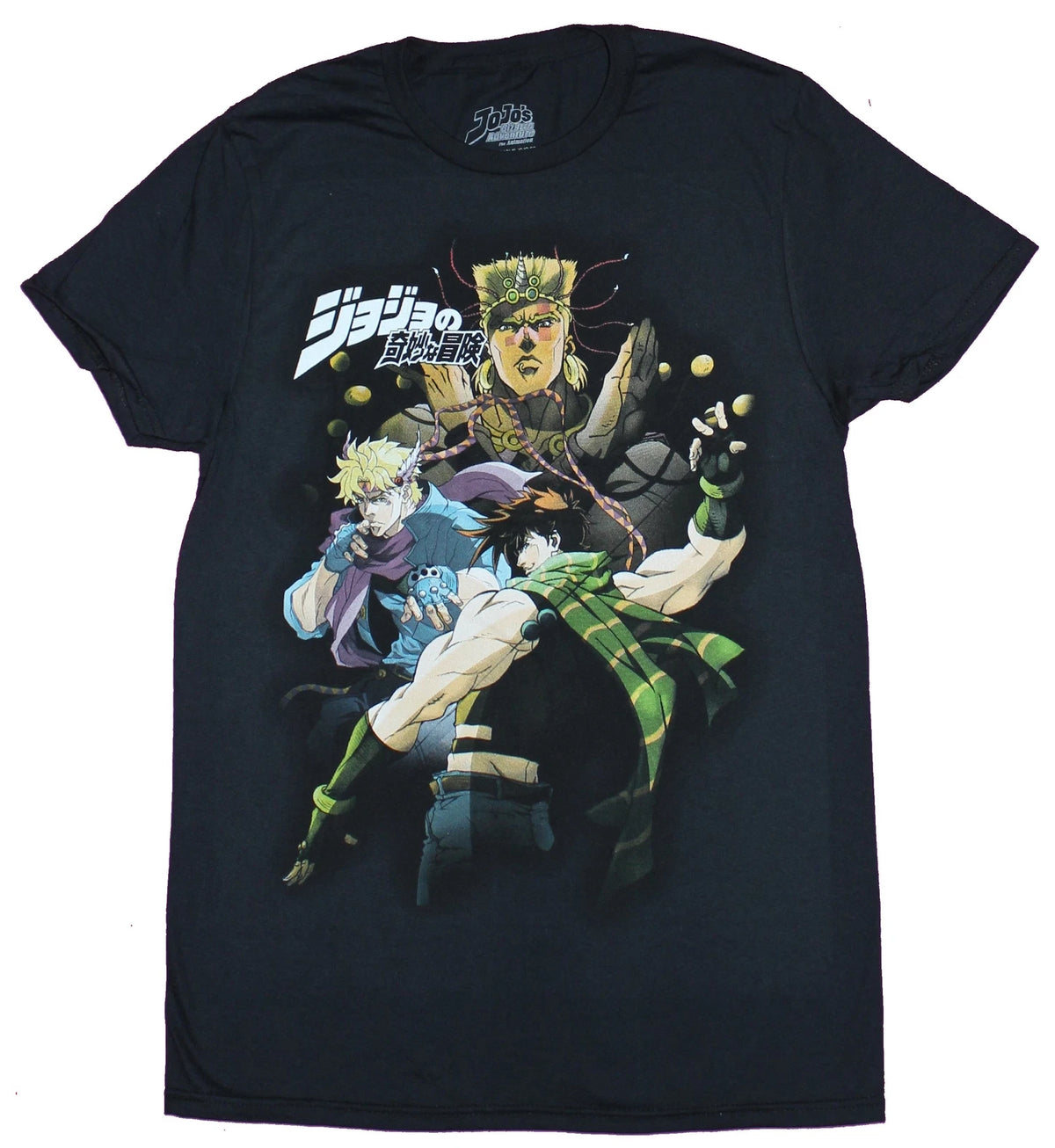Jojo's Bizare Adventure Adult New T-Shirt - Joseph Joestar Collage of Characters